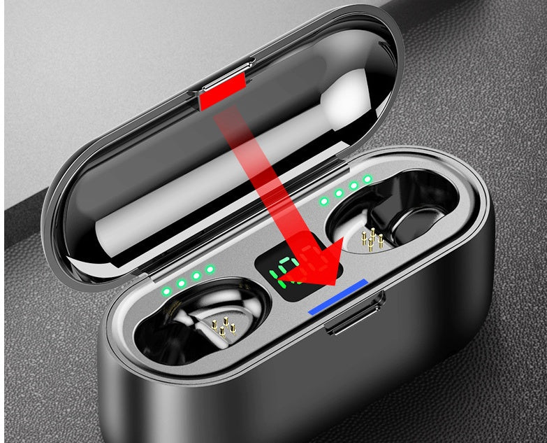 Wireless Bluetooth Earbuds – High-Performance Sound with LED Display!