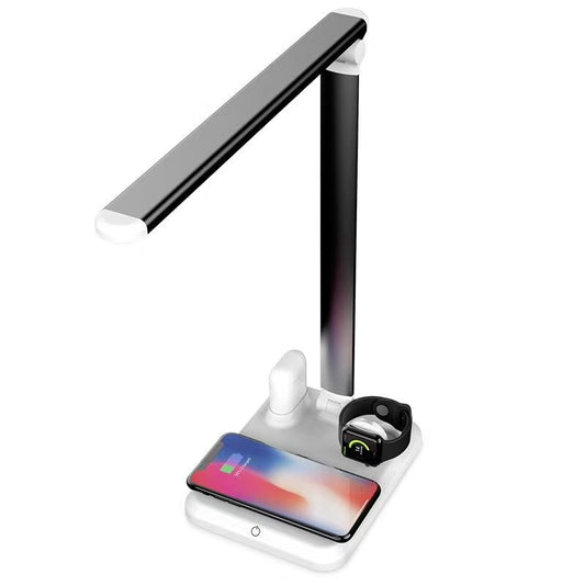 4-in-1 Wireless Charging Desk Lamp – Light, Power & Convenience in One!